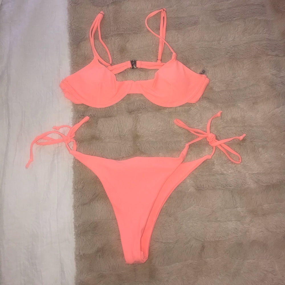 Pink bikini